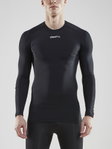 Craft Compression Long Sleeve Shirt (tight fit) Pro Control Underwear black Men